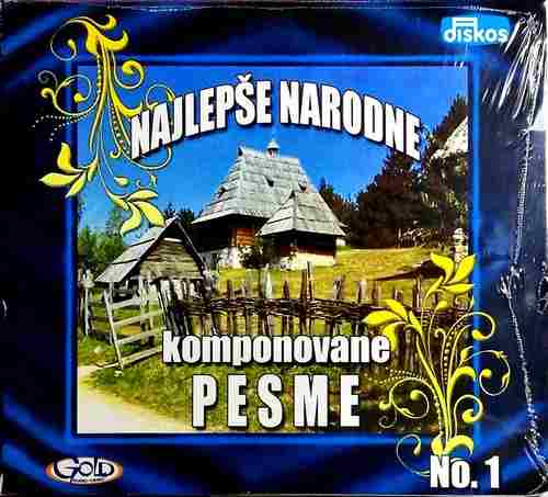 CD NAJLEPSE NARODNE KOMPONOVANE PESME NO.1 compilation 2007 remastered