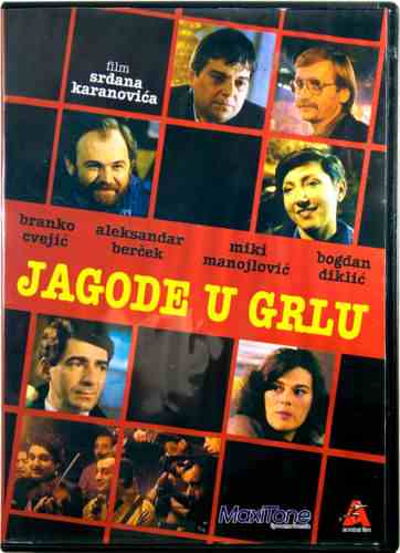 DVD JAGODE U GRLU Strawberries In The Throat Srdjan Karanovic Bercek Diklic Miki