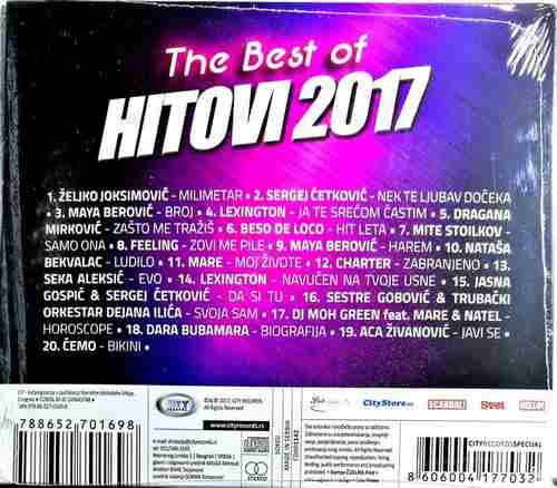 	CD THE BEST OF HITOVI 2017 compilation zeljko joksimovic lexington dara bubamara	 
