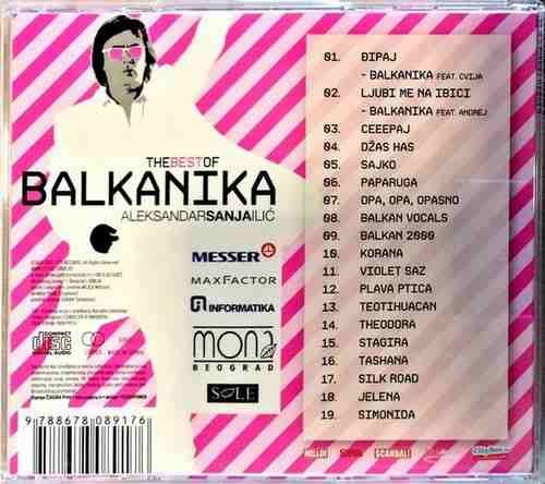 CD BALKANIKA ALEKSANDAR SANJA ILIC  THE BEST OF kompilacija 2011 