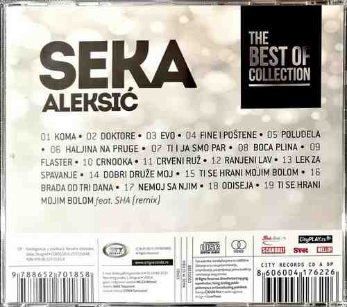 CD SEKA ALEKSIC THE BEST OF COLLECTION kompilacija 2017 city records srbija 