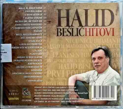 CD HALID BESLIC HITOVIC KOMPILACIJA 2008 SARATON NARODNA MUZIKA HI FI RECORDS 