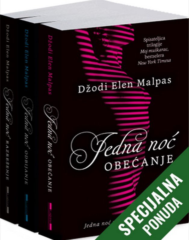 Trilogija Jedna noc Dzodi Elen Malpas knjiga 2020 Erotski