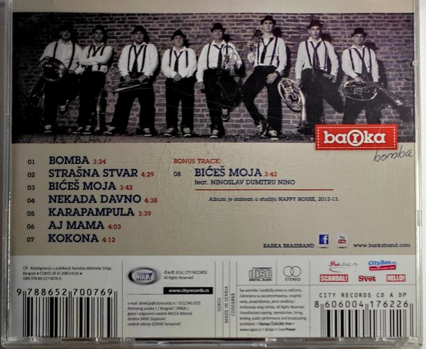 CD BARKA BOMBA ALBUM 2014 