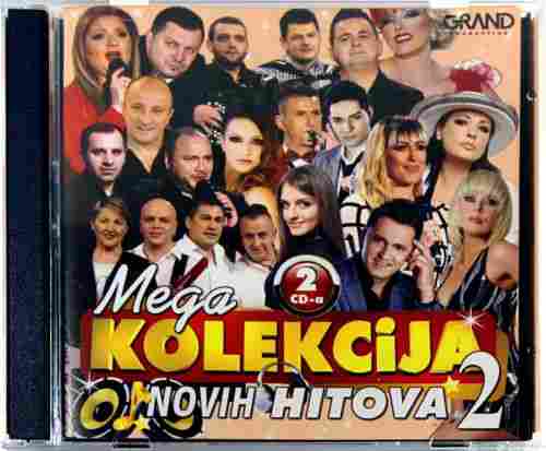 2CD GRAND MEGA KOLEKCIJA NOVIH HITOVA 2 compilation 2016 alibegovic jovic pinkov