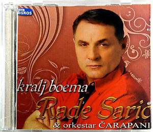 CD KRALJ BOEMA RADE SARIC & ORKESTAR CARAPANI album 2010 Serbian Bosnian Croatia