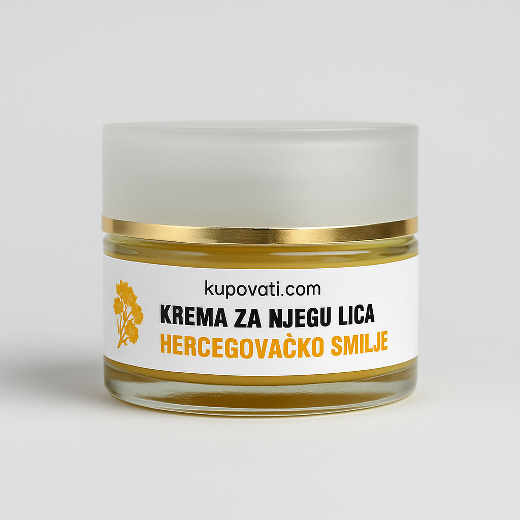 Crema facial 50ml – Siempreviva de Herzegovina 100% Natural