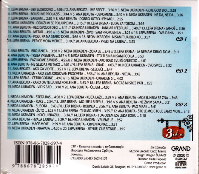 3CD GRAND DAME 4 ANA BRENA NEDA KOMPILACIJA 2020