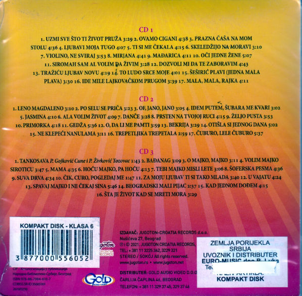 3CD PREDRAG ZIVKOVIC TOZOVAC 50 ORIGINALNIH HITOVA