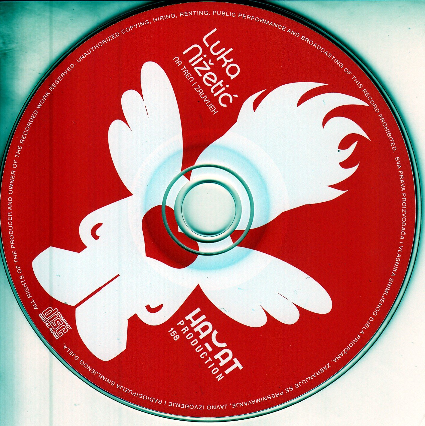 Luka Nižetić – Na Tren I Zauvijek (Audio CD) bez plastične kutije (jewel case)